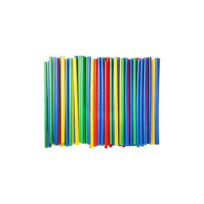 Трубочка пластикова Мікс 21см 300шт